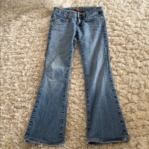 Vigoss USA jeans Classic Women's Cropped Bootcut Jeans - Light Blue Y2K